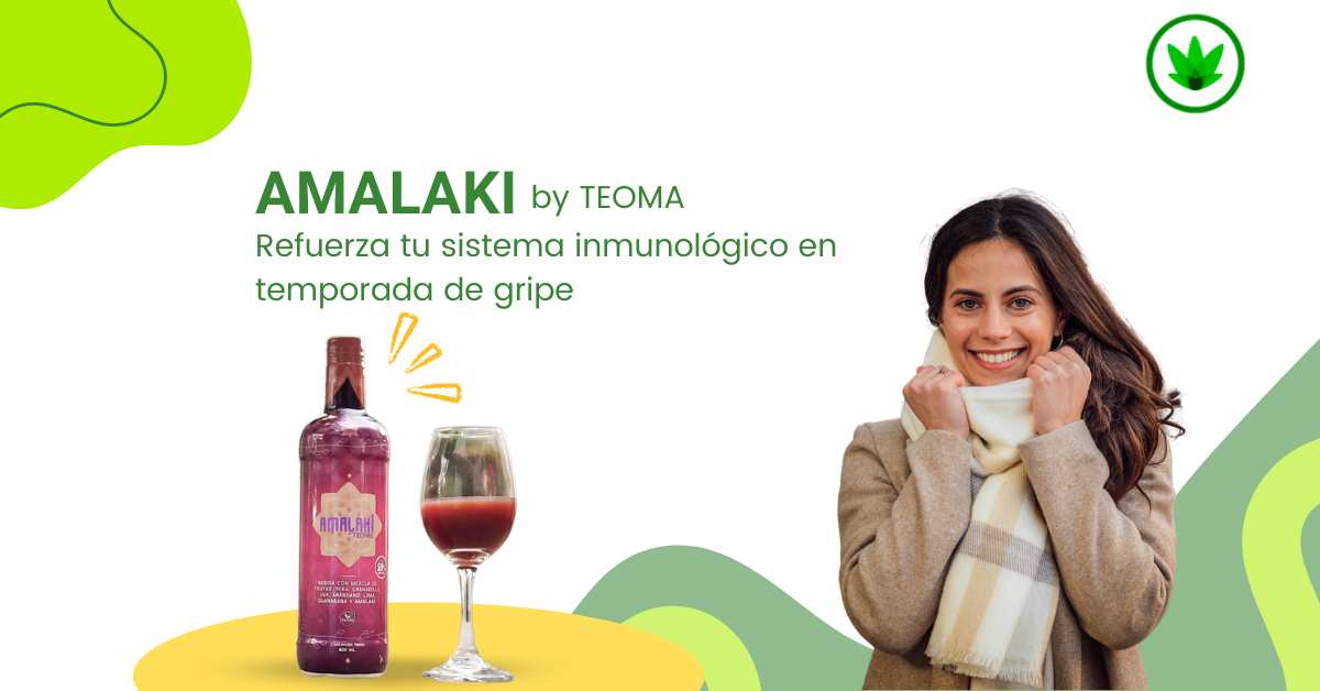 Amalaki by TEOMA: Refuerza tu sistema inmunológico en temporada de gripe.