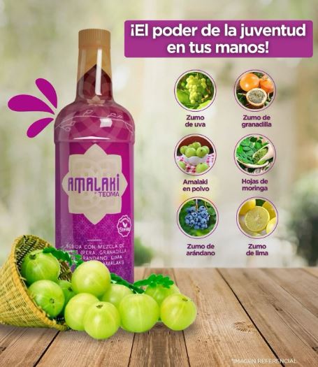 Ingredientes naturales de Amalaki by TEOMA para fortalecer defensas