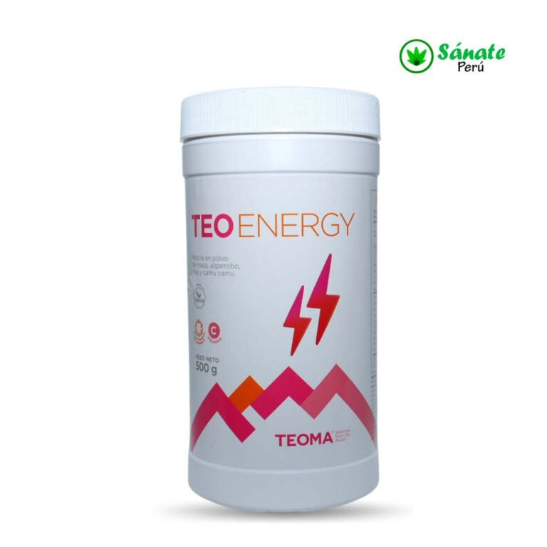 TeoEnergy - Energizante Premium con Maca, Superfrutos y Vitaminas